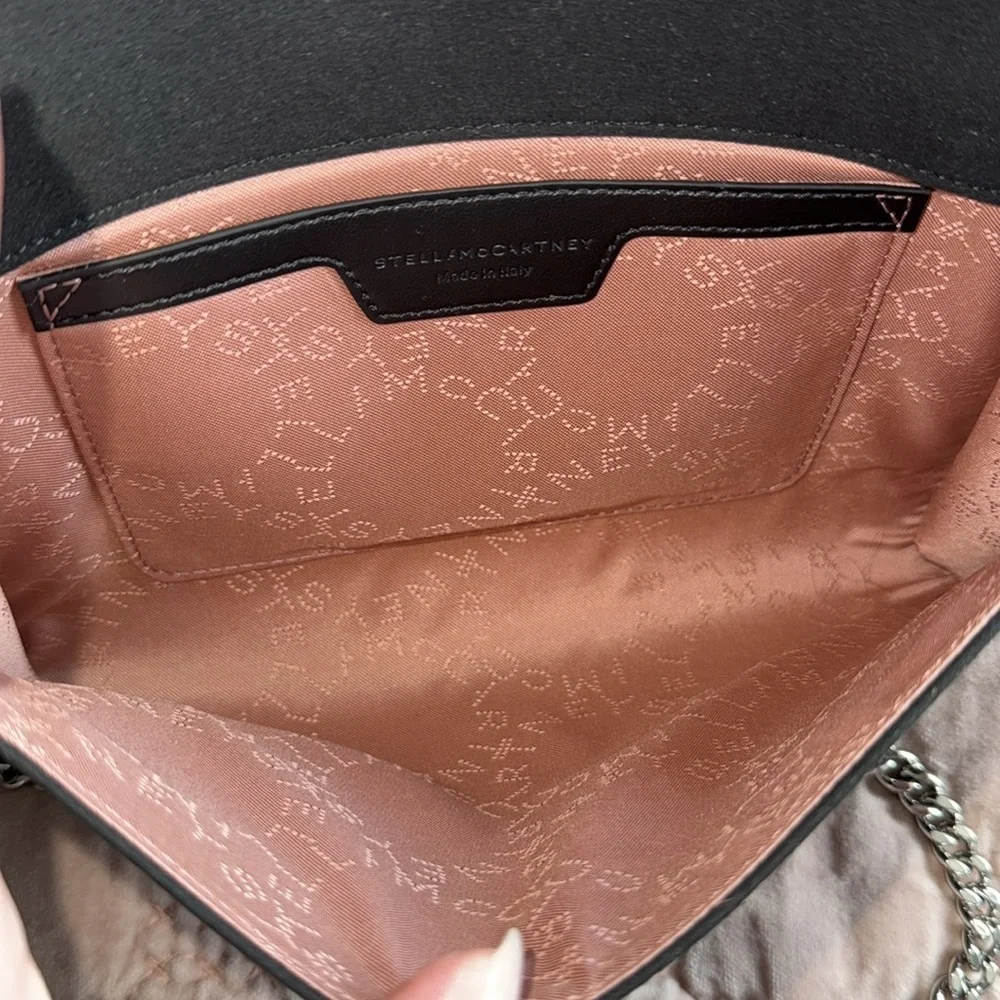 Stella McCartney Falabella Mini Hotfix Crystal Crossbody Bag